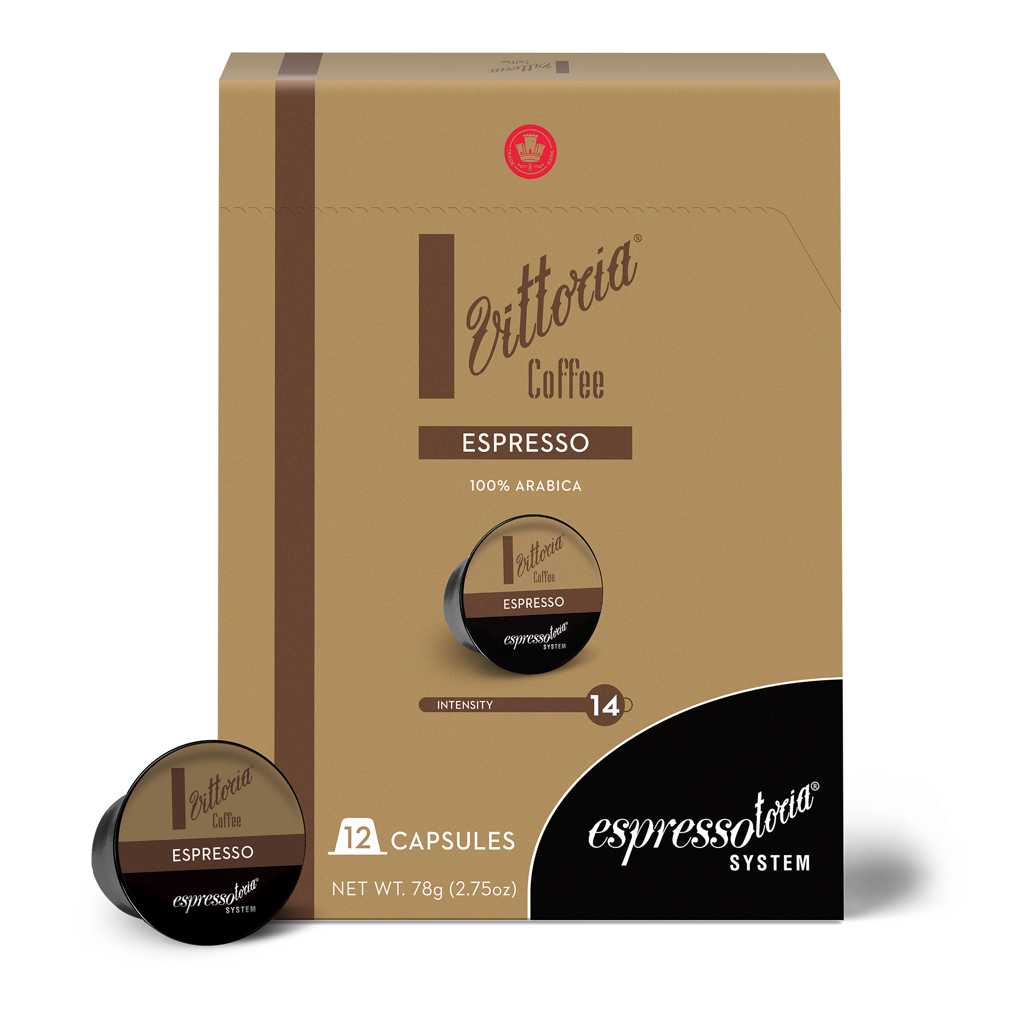 Vittoria Coffee Espresso Coffee Capsules Espressotoria® System