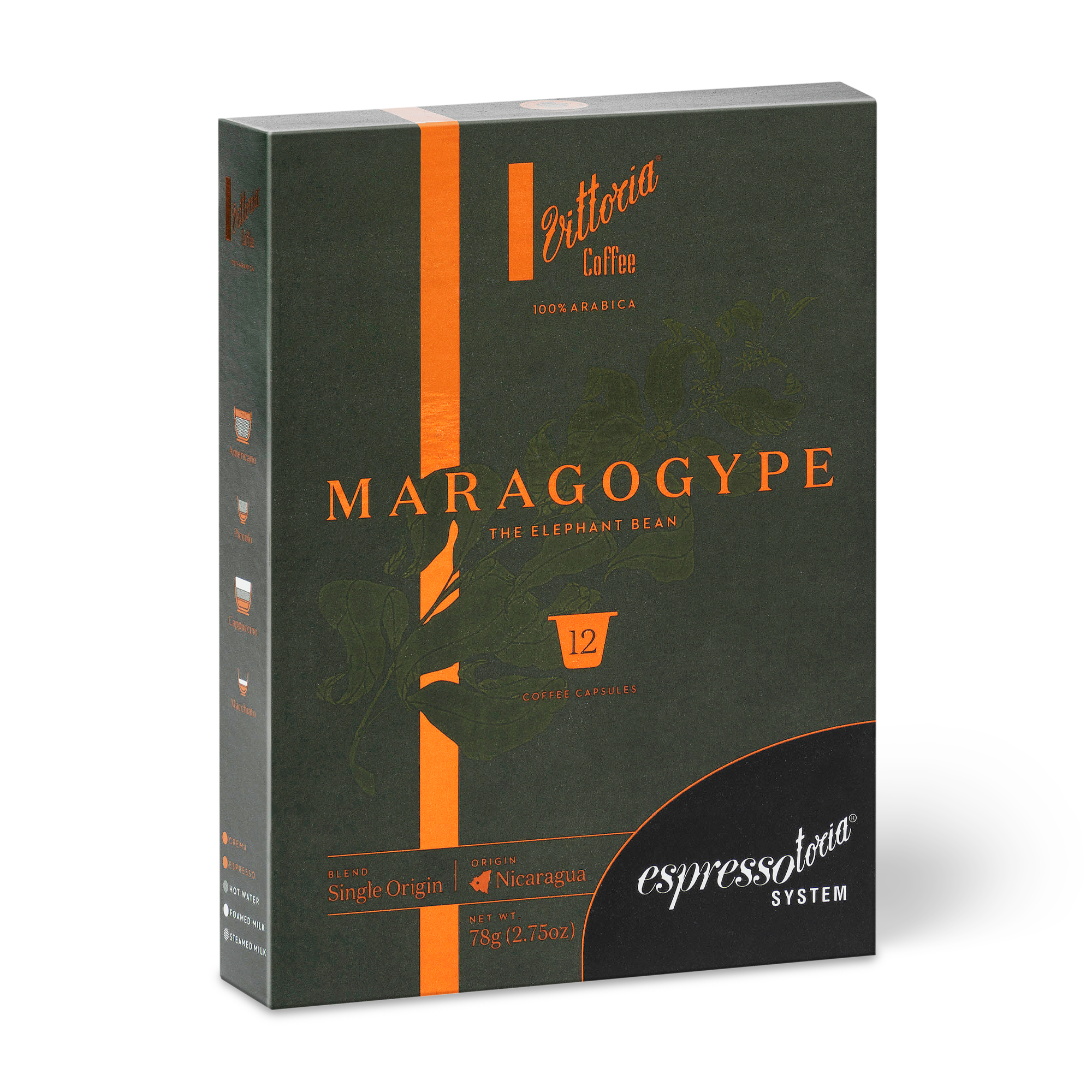 Vittoria Coffee Single Origin Maragogype Coffee Capsules