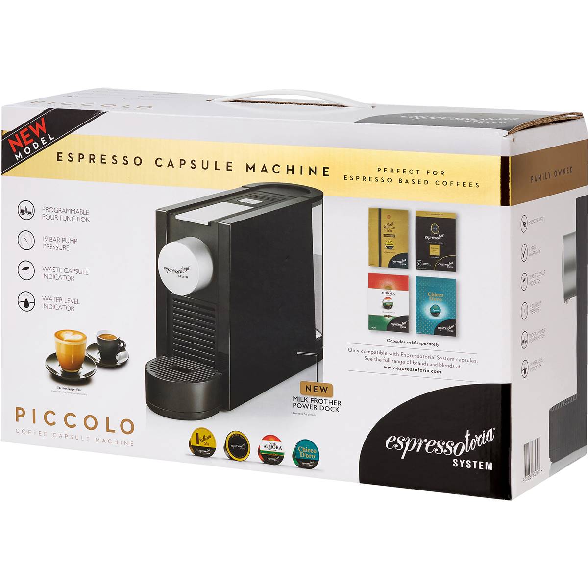 Piccolo Black Coffee Capsule Machine