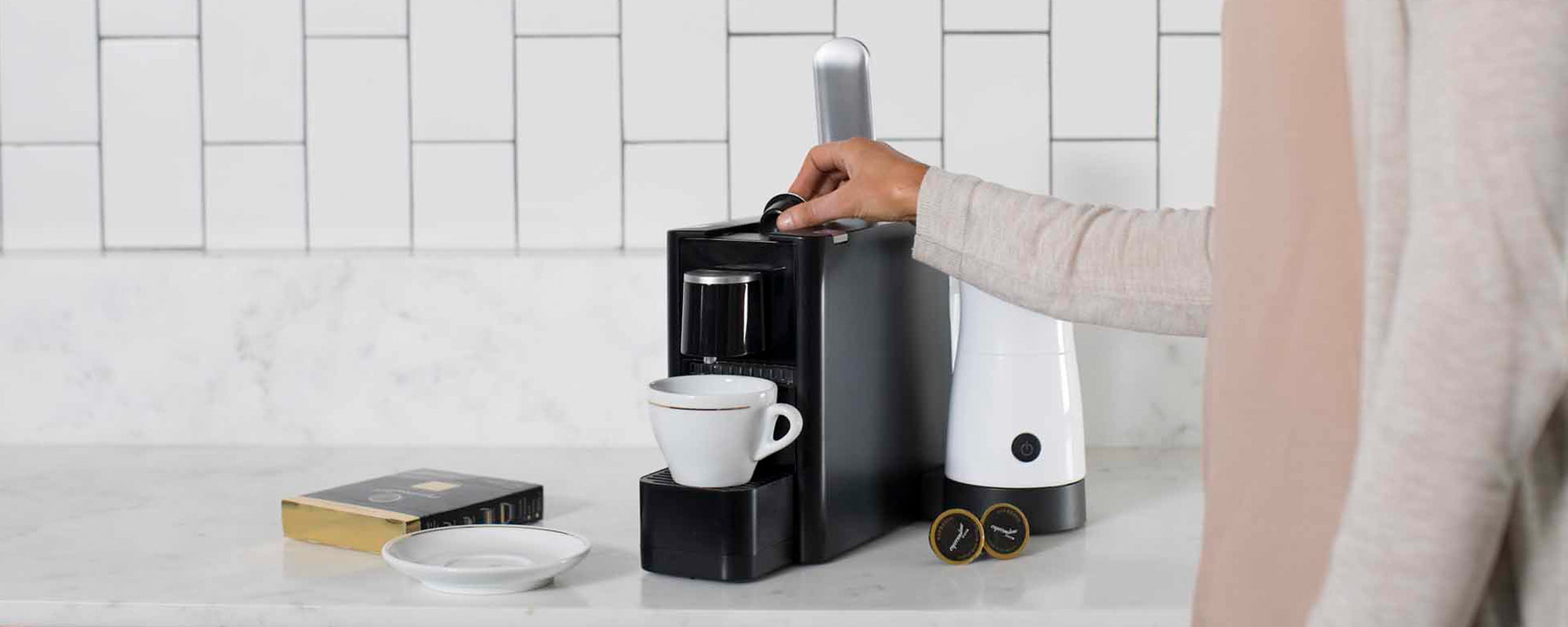 Making Coffee With a Piccolo Capsule Machine
