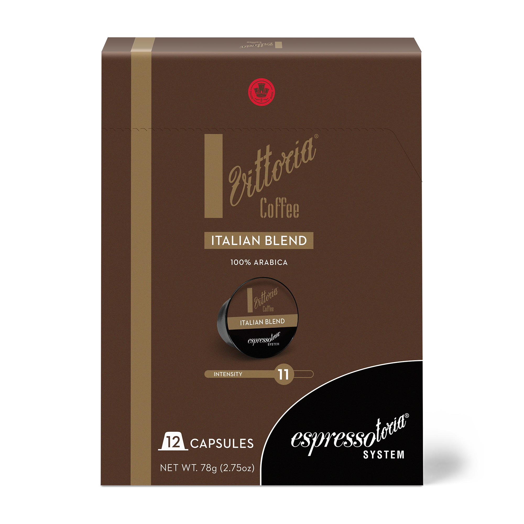 Vittoria Coffee Italian Coffee Capsules - Espressotoria® System