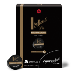 Vittoria Coffee Mountain Grown Coffee Capsules - Espressotoria® System