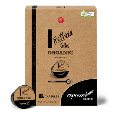 Vittoria Coffee Organic Coffee Capsules - Espressotoria® System
