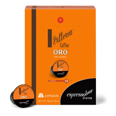 Vittoria Coffee Oro™ Coffee Capsules - Espressotoria® System