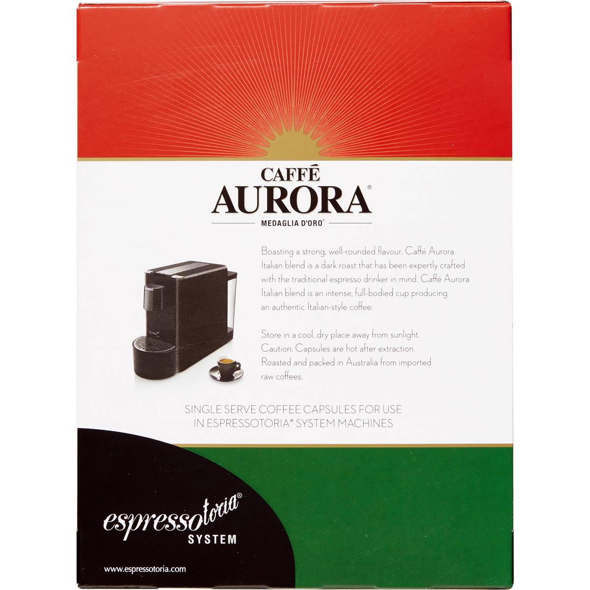 Caffe Aurora Italian Coffee Capsules